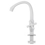 Imagen de CANILLA BAÑO BLANCA PLASTICA ALTA DE MESA 1/2" CROSS